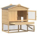 KURNIK BRĄZOWY 75X60X89CM LITE DREWNO SOSNOWE