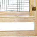 KURNIK BRĄZOWY 75X60X89CM LITE DREWNO SOSNOWE