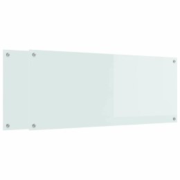 PANEL KUCHENNY 2 PCS BIAŁY 120X50CM SZKŁO HARTOWANE