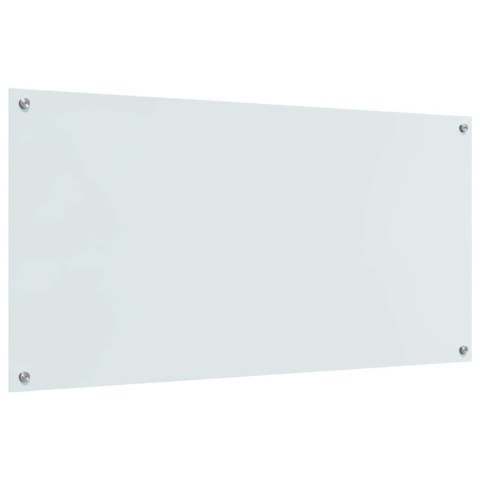 PANEL KUCHENNY 2 PCS BIAŁY 120X60CM SZKŁO HARTOWANE