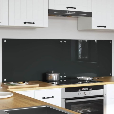 PANEL KUCHENNY 2 PCS CIEMNOSZARY 80X50CM SZKŁO HARTOWANE