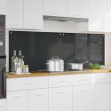 PANEL KUCHENNY 2 PCS CIEMNOSZARY 90X60CM SZKŁO HARTOWANE