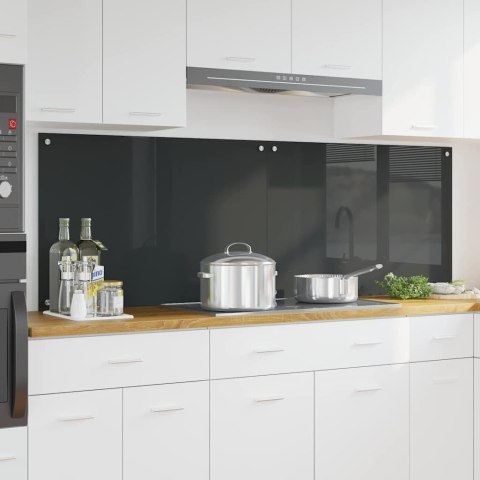 PANEL KUCHENNY 2 PCS CIEMNOSZARY 90X60CM SZKŁO HARTOWANE