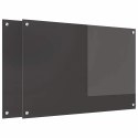 PANEL KUCHENNY 2 PCS CIEMNOSZARY 90X60CM SZKŁO HARTOWANE