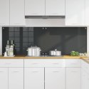 PANEL KUCHENNY 2 PCS CIEMNOSZARY 90X60CM SZKŁO HARTOWANE