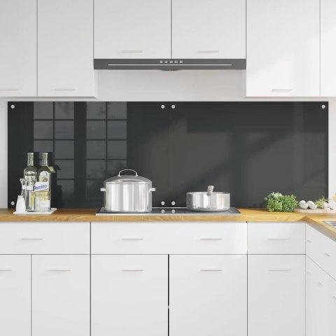 PANEL KUCHENNY 2 PCS CIEMNOSZARY 90X60CM SZKŁO HARTOWANE