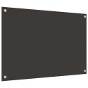 PANEL KUCHENNY 2 PCS CIEMNOSZARY 90X60CM SZKŁO HARTOWANE