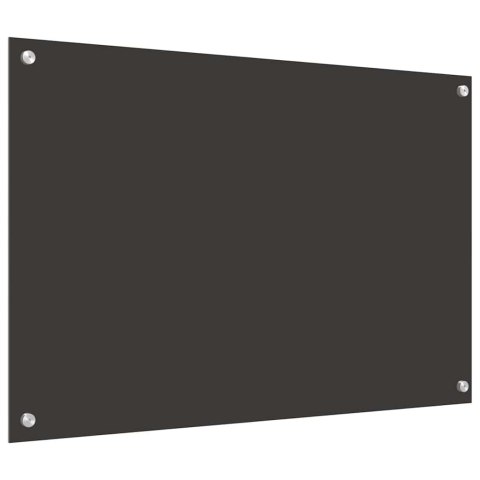 PANEL KUCHENNY 2 PCS CIEMNOSZARY 90X60CM SZKŁO HARTOWANE