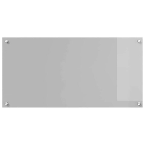 PANEL KUCHENNY 2 PCS JASNOSZARY 100X50CM SZKŁO HARTOWANE