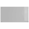 PANEL KUCHENNY 2 PCS JASNOSZARY 90X50CM SZKŁO HARTOWANE