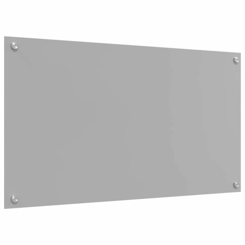 PANEL KUCHENNY 2 PCS JASNOSZARY 90X50CM SZKŁO HARTOWANE