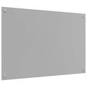 PANEL KUCHENNY 2 SZT. JASNOSZARY 90 X 60 CM SZKŁO HARTOWANE