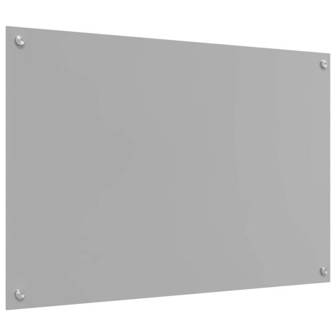 PANEL KUCHENNY 2 SZT. JASNOSZARY 90 X 60 CM SZKŁO HARTOWANE