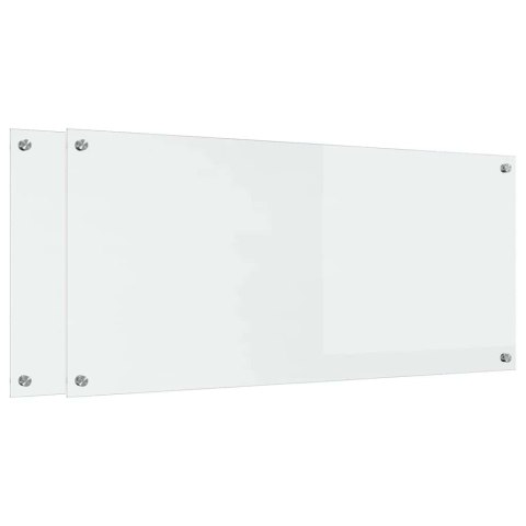 PANEL KUCHENNY 2 PCS PRZEZROCZYSTY 110X50CM SZKŁO HARTOWANE