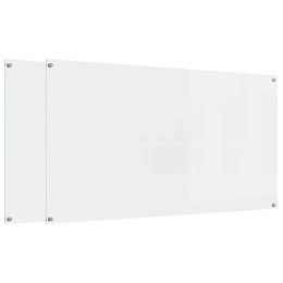 PANEL KUCHENNY 2 SZT. PRZEZROCZYSTY 110 X 60 CM SZKŁO HARTOWANE