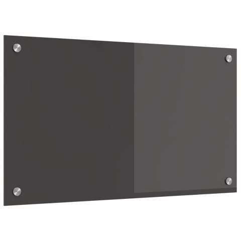PANEL KUCHENNY CIEMNOSZARY 70X40CM SZKŁO HARTOWANE