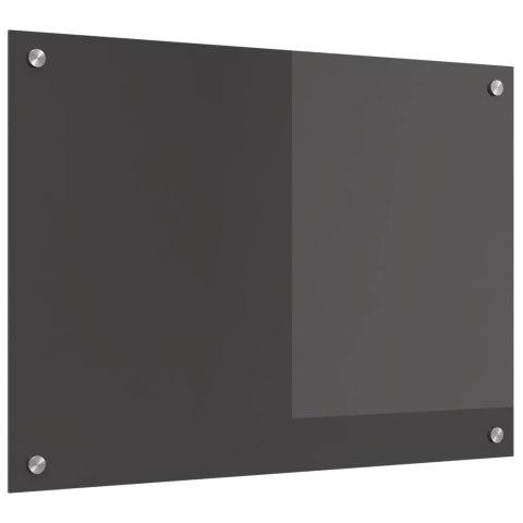 PANEL KUCHENNY CIEMNOSZARY 70X50CM SZKŁO HARTOWANE