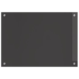 PANEL KUCHENNY CIEMNOSZARY 70 X 50 CM SZKŁO HARTOWANE