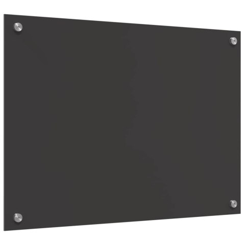 PANEL KUCHENNY CIEMNOSZARY 70X50CM SZKŁO HARTOWANE