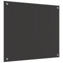 PANEL KUCHENNY CIEMNOSZARY 70X60CM SZKŁO HARTOWANE