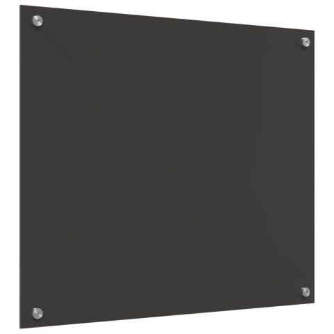 PANEL KUCHENNY CIEMNOSZARY 70X60CM SZKŁO HARTOWANE