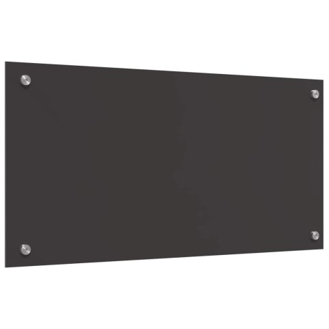PANEL KUCHENNY CIEMNOSZARY 80X40CM SZKŁO HARTOWANE