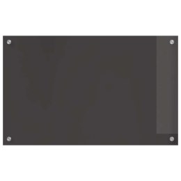 PANEL KUCHENNY CIEMNOSZARY 80X50CM SZKŁO HARTOWANE