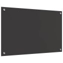 PANEL KUCHENNY CIEMNOSZARY 80X50CM SZKŁO HARTOWANE