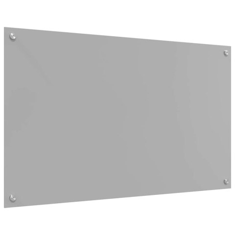 PANEL KUCHENNY JASNOSZARY 100 X 60 CM SZKŁO HARTOWANE