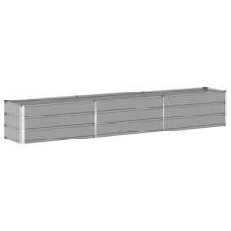 VidaXL Donica Jasnoszary 290 x 50 x 45 cm Stal Galwanizowana
