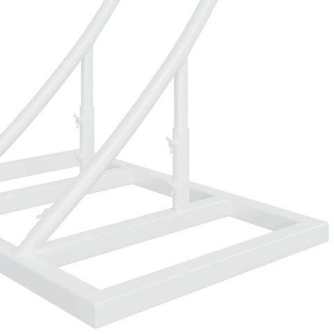 BIAŁY ŁUK ŚLUBNY STALOWY 220X45X200CM DO DEKORACJI I NA WESELE