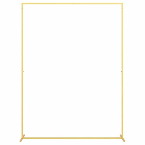 ZŁOTY ŁUK ŚLUBNY STALOWY 150X49,5X200CM DO DEKORACJI I NA WESELE