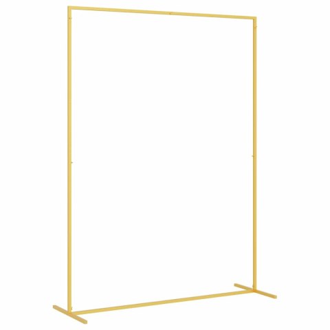 ZŁOTY ŁUK ŚLUBNY STALOWY 150X49,5X200CM DO DEKORACJI I NA WESELE