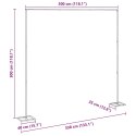 ZŁOTY ŁUK ŚLUBNY STALOWY 338X35X300CM DO DEKORACJI I NA WESELE