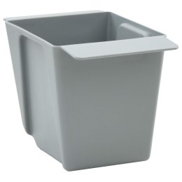 VidaXL Skrzynki na kwiaty do palet euro 12 pcs jasnoszary