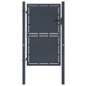 BRAMA OGRODOWA STALOWA 100X200CM ANTRACYT