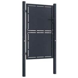 BRAMA OGRODOWA STALOWA 100X200CM ANTRACYT