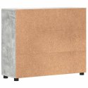 DREWNIANA SZAFKA Z SZUFLADĄ BETONOWY SZARY 88,5X30,5X73CM