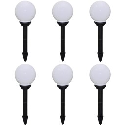 LAMPY DO OŚWIETLENIA ŚCIEŻKI 6 SZT LED 20CM ZE SZPIKULCAMI