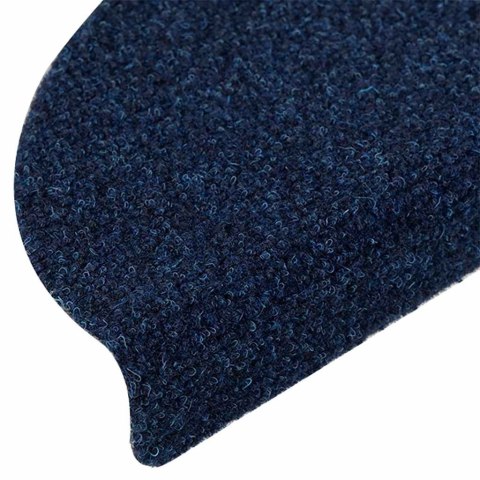 MATY NA SCHODY SAMOPRZYLEPNE 10 SZT. 56X17X3CM GRANATOWE PÓŁOKRĄGŁE