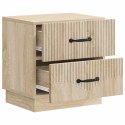 SZAFKA NOCNA DĄB SONOMA 43X34,5X44,5CM DREWNO INŻYNIERYJNE