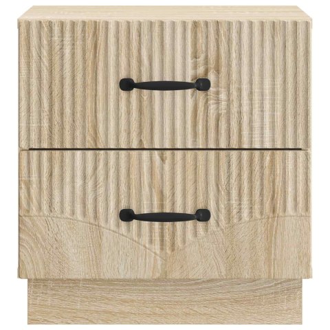 SZAFKA NOCNA DĄB SONOMA 43X34,5X44,5CM DREWNO INŻYNIERYJNE