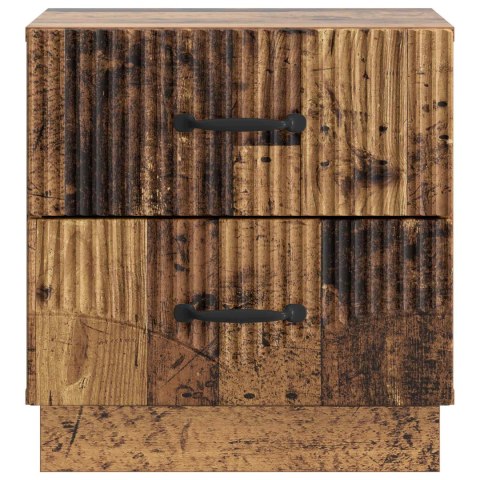 SZAFKA NOCNA Z SZUFLADĄ 2 PCS STARE DREWNO 43X34,5X44,5CM