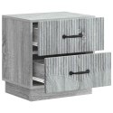 SZAFKA NOCNA Z SZUFLADĄ 2 PCS SZARY SONOMA 43X34,5X44,5CM