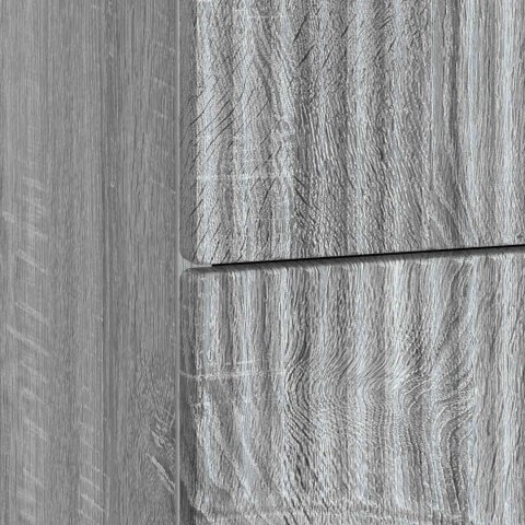 SZAFKA NOCNA Z SZUFLADĄ 2 PCS SZARY SONOMA 43X34,5X44,5CM