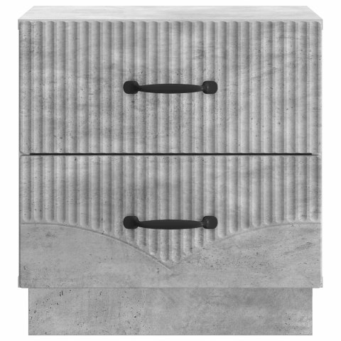 SZAFKA NOCNA Z SZUFLADĄ BETONOWY SZARY 43X34,5X44,5CM