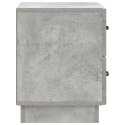 SZAFKA NOCNA Z SZUFLADĄ BETONOWY SZARY 43X34,5X44,5CM