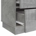 SZAFKA NOCNA Z SZUFLADĄ BETONOWY SZARY 43X34,5X44,5CM