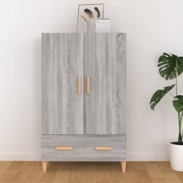 SZAFKA SZARY DĄB SONOMA 70X31X115CM MATERIAŁ DREWNOPOCHODNY