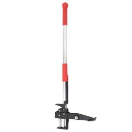 VidaXL Urządzenie do wyrywania chwastów, czerwono-srebrne, 99,5 cm